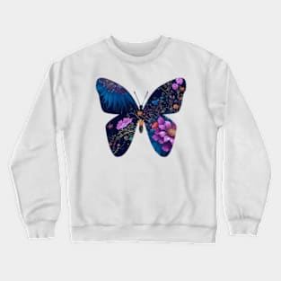 Colorful enchanted wildflowers Crewneck Sweatshirt